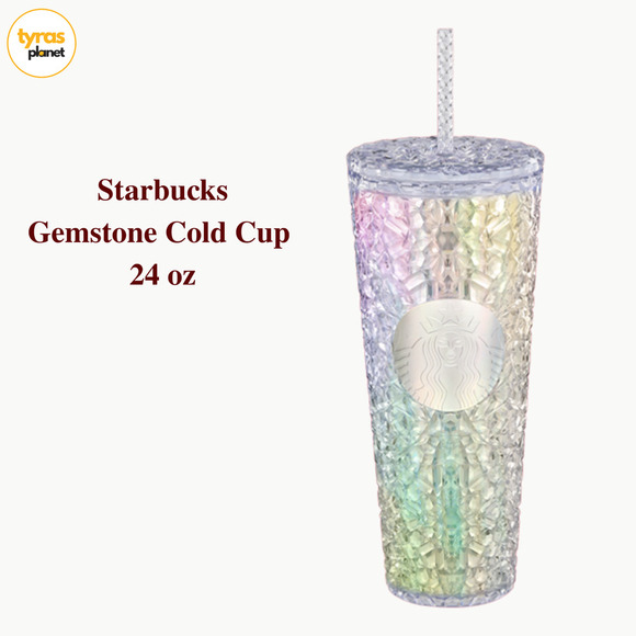 Starbucks Other - Starbucks Holiday Gemstone glimmering cold cup Tumbler Ice 24 oz Venti NWT